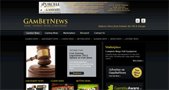 Desktop Screenshot of gambetnews.com